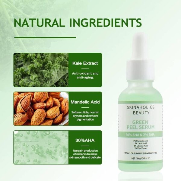 Chemical Peel 30% AHA 2% BHA Mandelic Acid Lactic Acid Glycolic Acid Kale 30G - The World's Best Online Skin Care Store