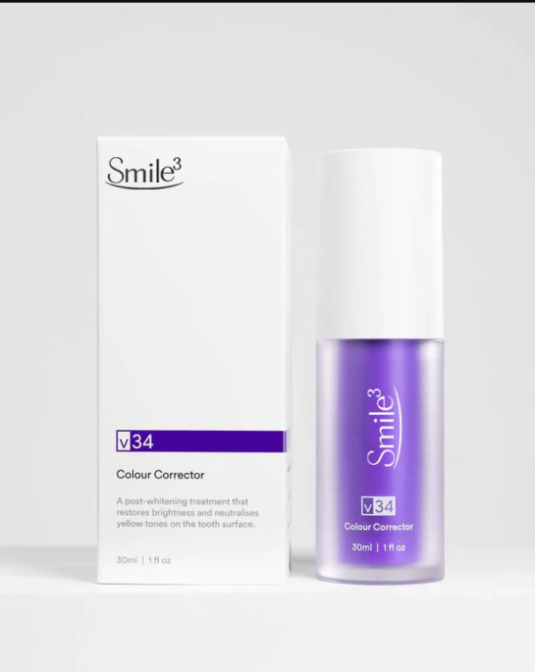 V34 Effective Violet Colour Corrector Teeth Whitening Toothpaste 30ml - The World's Best Online Skin Care Store