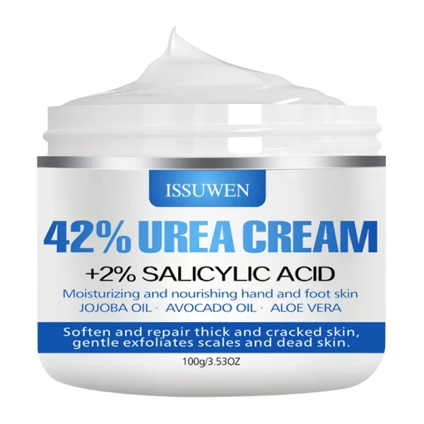 42% Urea Cream Cream + Salicylic Acid 2% +Jojoba Oil + Aloe Vera + Hyaluronic Acid + Shea Butter + Aloe Vera + Camellia Seed Oil 100G - The World's Best Online Skin Care Store